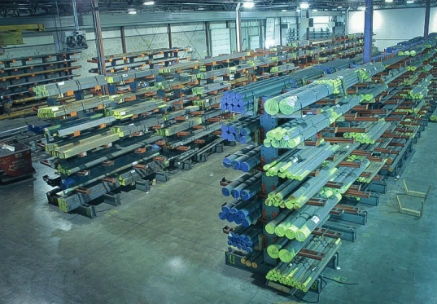 Metal stock warehouse